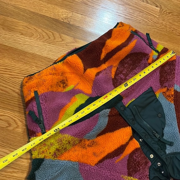 Free People Hit the Slopes Printed Color Block Jacket Size Large NWT - Picture 7 of 15